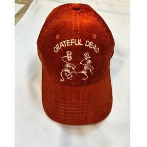 Official Dead Head Grateful Dead Dancing Skeletons adjustable Hat Corduroy